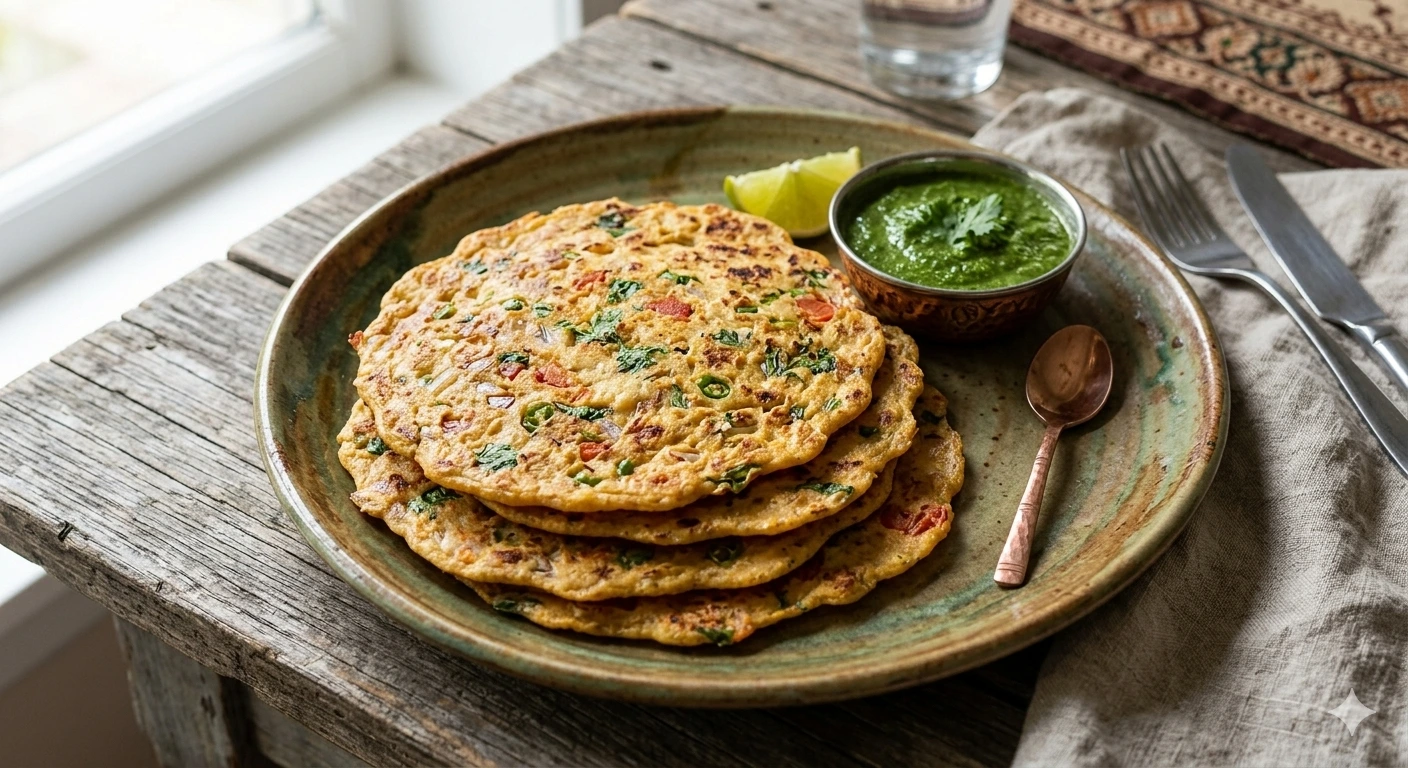 Collection of 15-minute Indian breakfast recipes including Poha and Upma