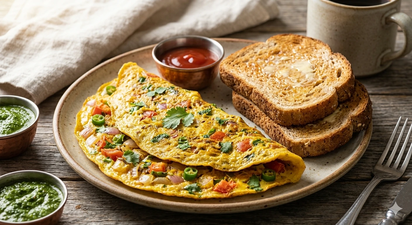 Collection of 15-minute Indian breakfast recipes including Poha and Upma