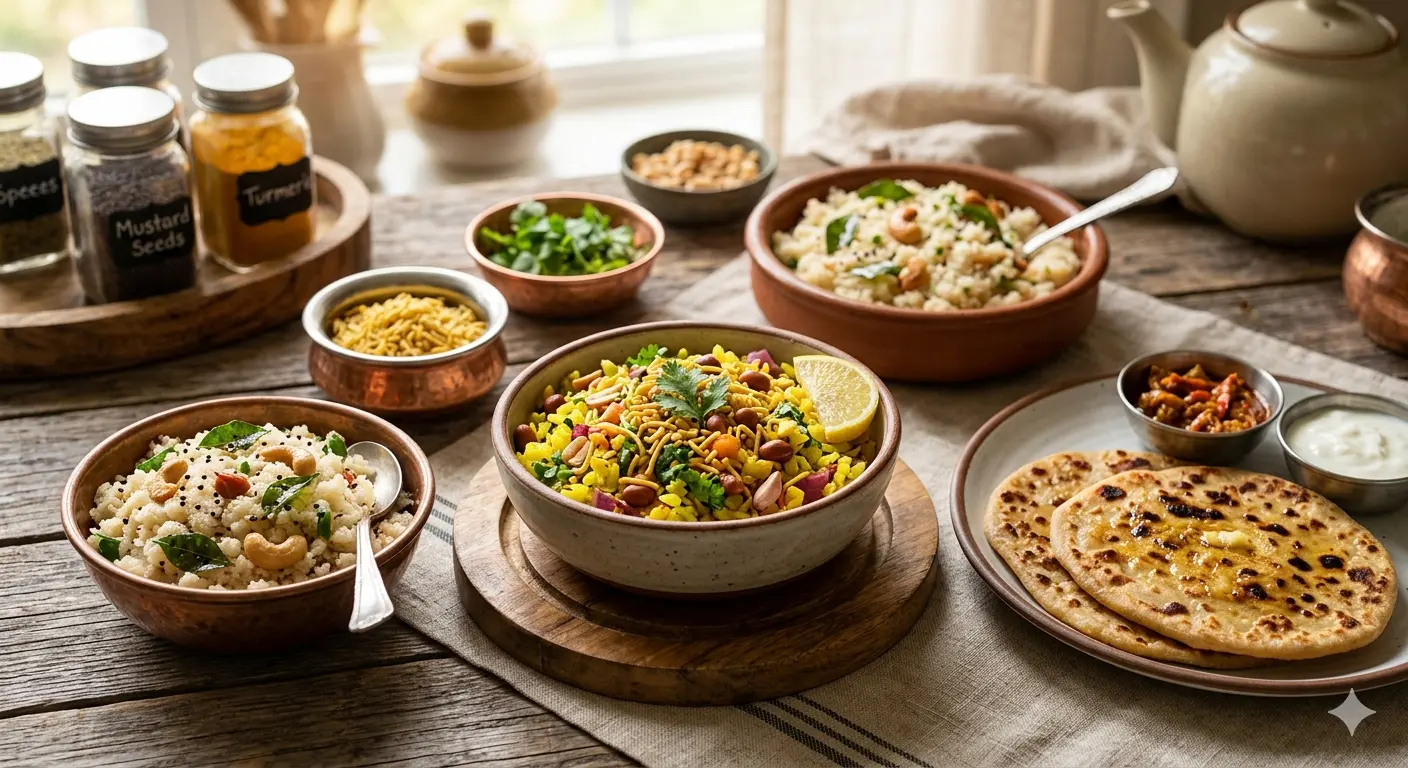 Quick & Delicious: 15-Minute Indian Breakfast Recipes Collection