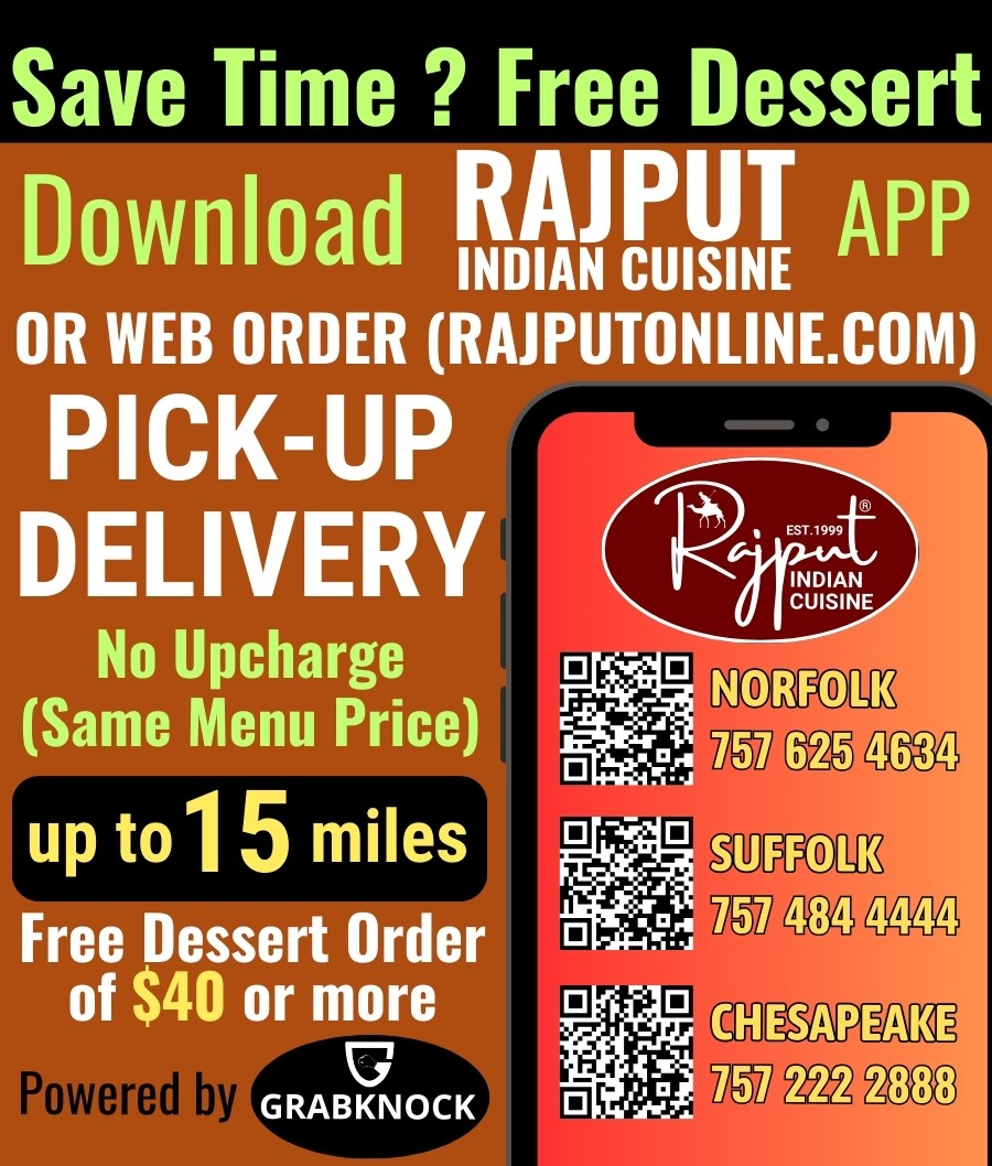 Rajput Indian Cuisine Suffolk, Norfolk and Chesapeake