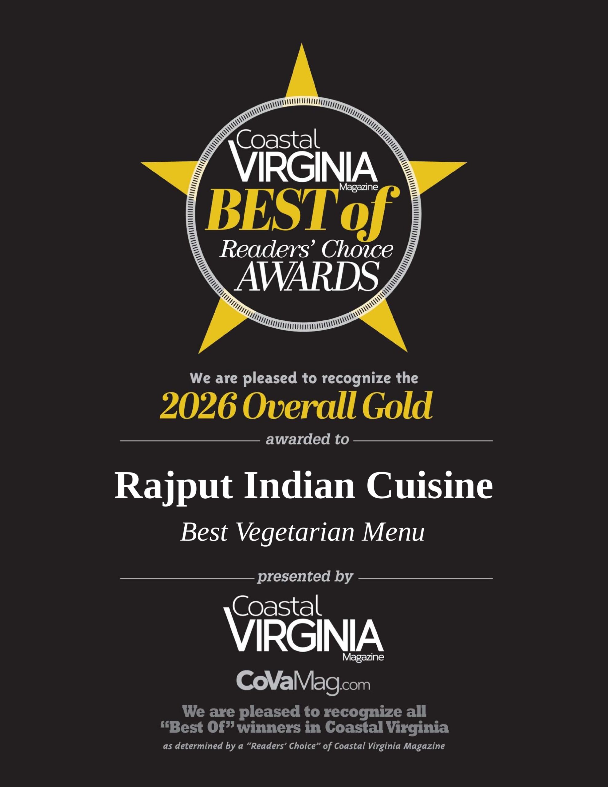 Best Vegetarian Menu